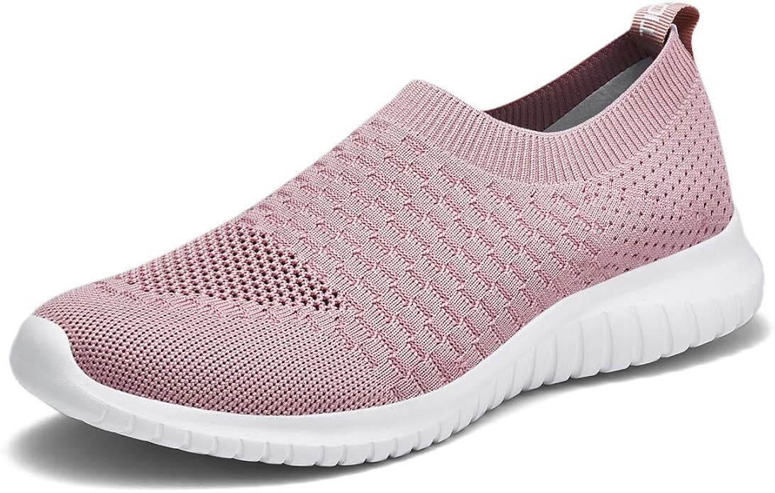 TIOSEBON Women's Athletic Walking Shoes Casual Mesh-Comfortable Work Sneakers | Amazon (US)