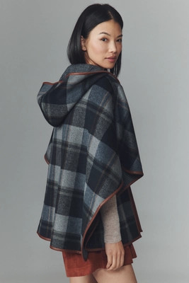 By Anthropologie Heritage Hooded Poncho | Anthropologie (US)