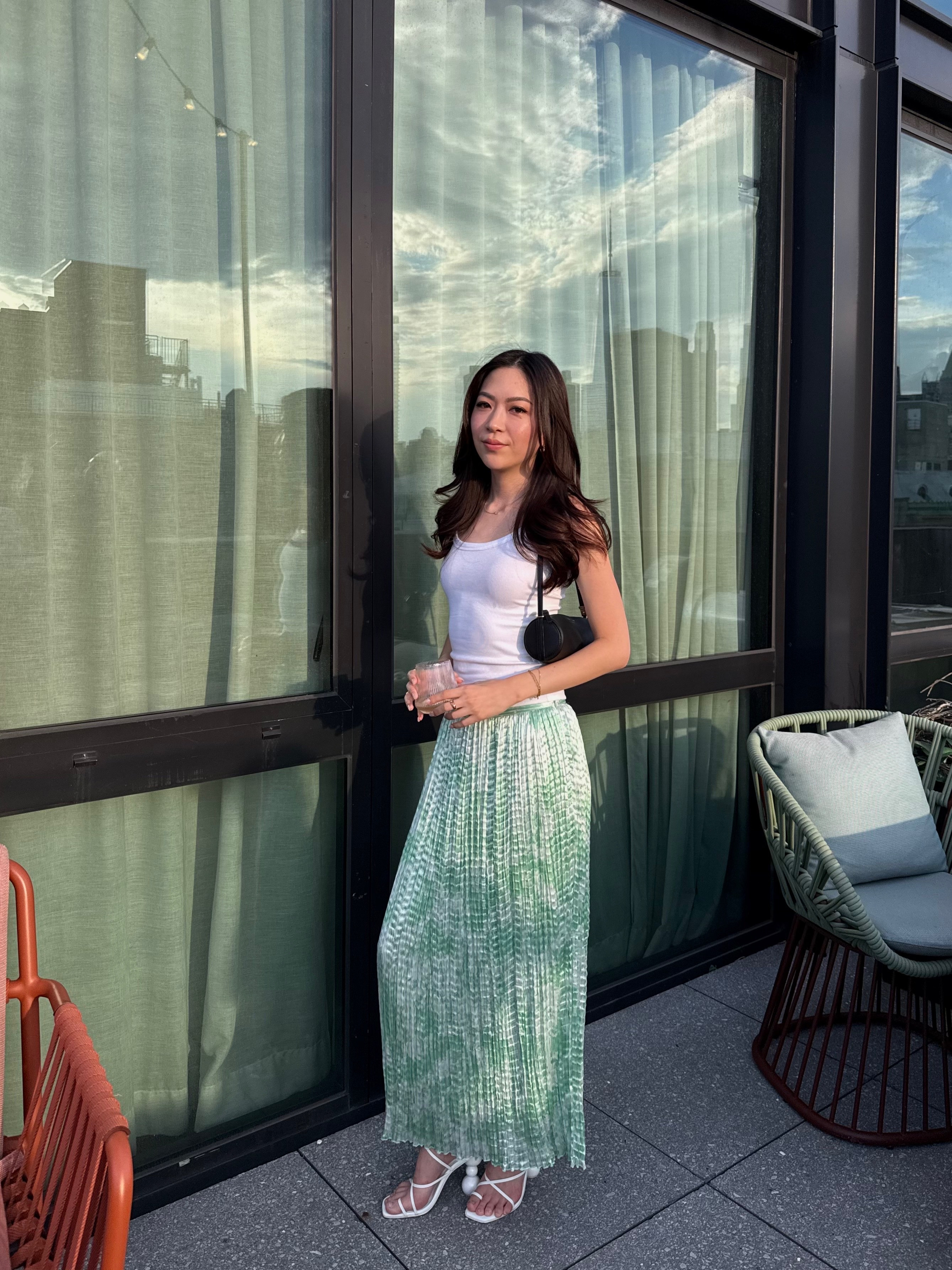 heatwave in nyc - white tank: Aritzia, maxi skirt: Boss on Rent the Runway, heels: song of style (old), bag: proenza schouler

#LTKStyleTip #LTKTravel #LTKSeasonal