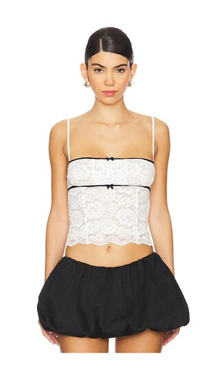 Leila Top in White | Revolve Clothing (Global)