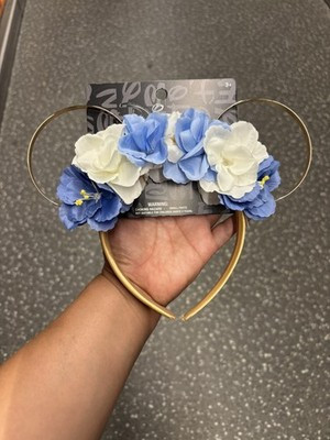 2026 Aldi Disney Mickey Minnie Mouse Ears Headband w/ Pastel Colors Flowers NEW | eBay | eBay US