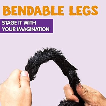 JOYIN 2 Pack 5 Ft. Halloween Outdoor Decorations Hairy Black Spider, Scary Giant Spider Fake Larg... | Amazon (US)