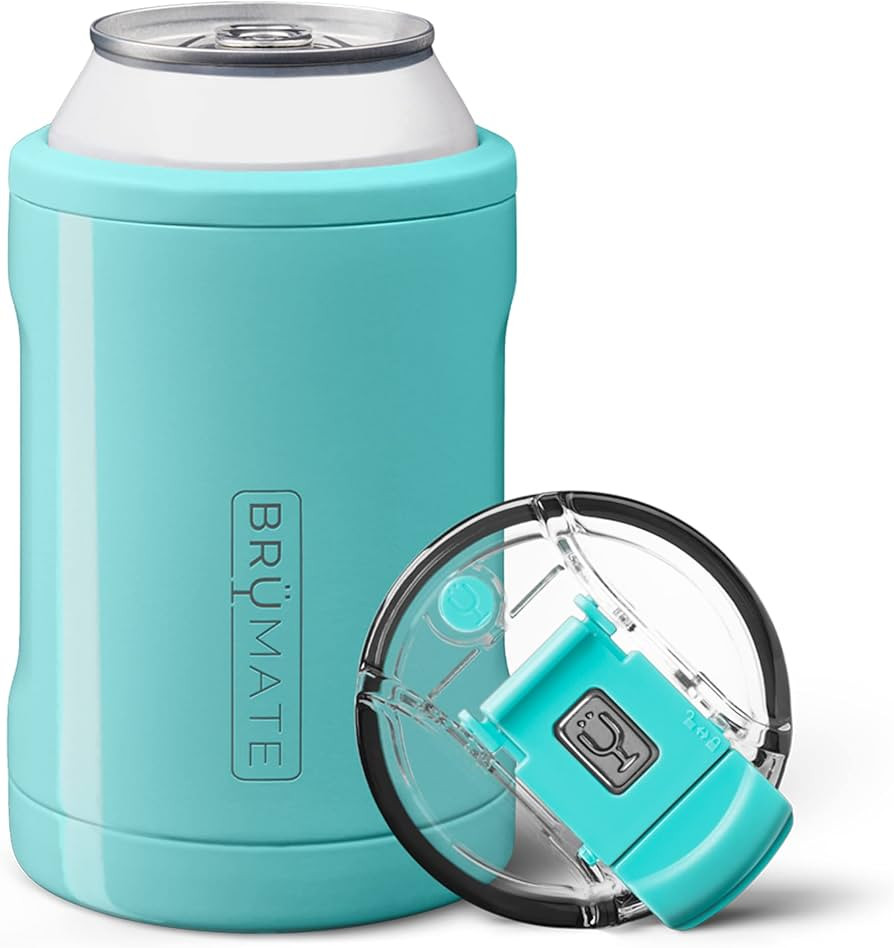 BrüMate Hopsulator DUO 2-in-1 Can Cooler Insulated for 12oz Cans + 100% Leak Proof Tumbler with ... | Amazon (US)