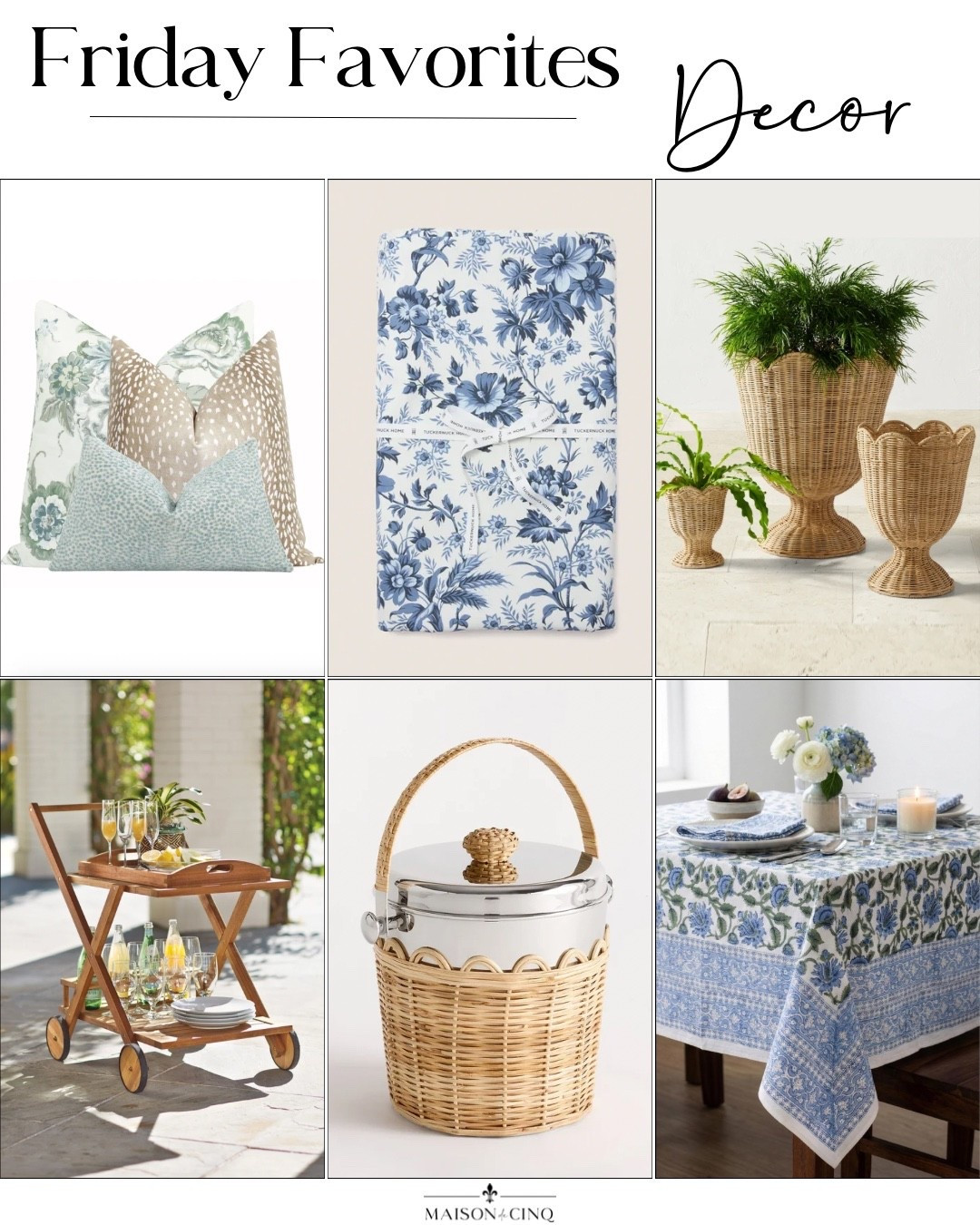 Nancy Meyers-inspired summer finds! 

Home decor, outdoor decor, Gorgeous throw pillows, scalloped planters, floral tablecloths, barware, tabletop, outdoor Bar cart, outdoor furniture, summer refresh, summer decor

#LTKSeasonal #LTKHome