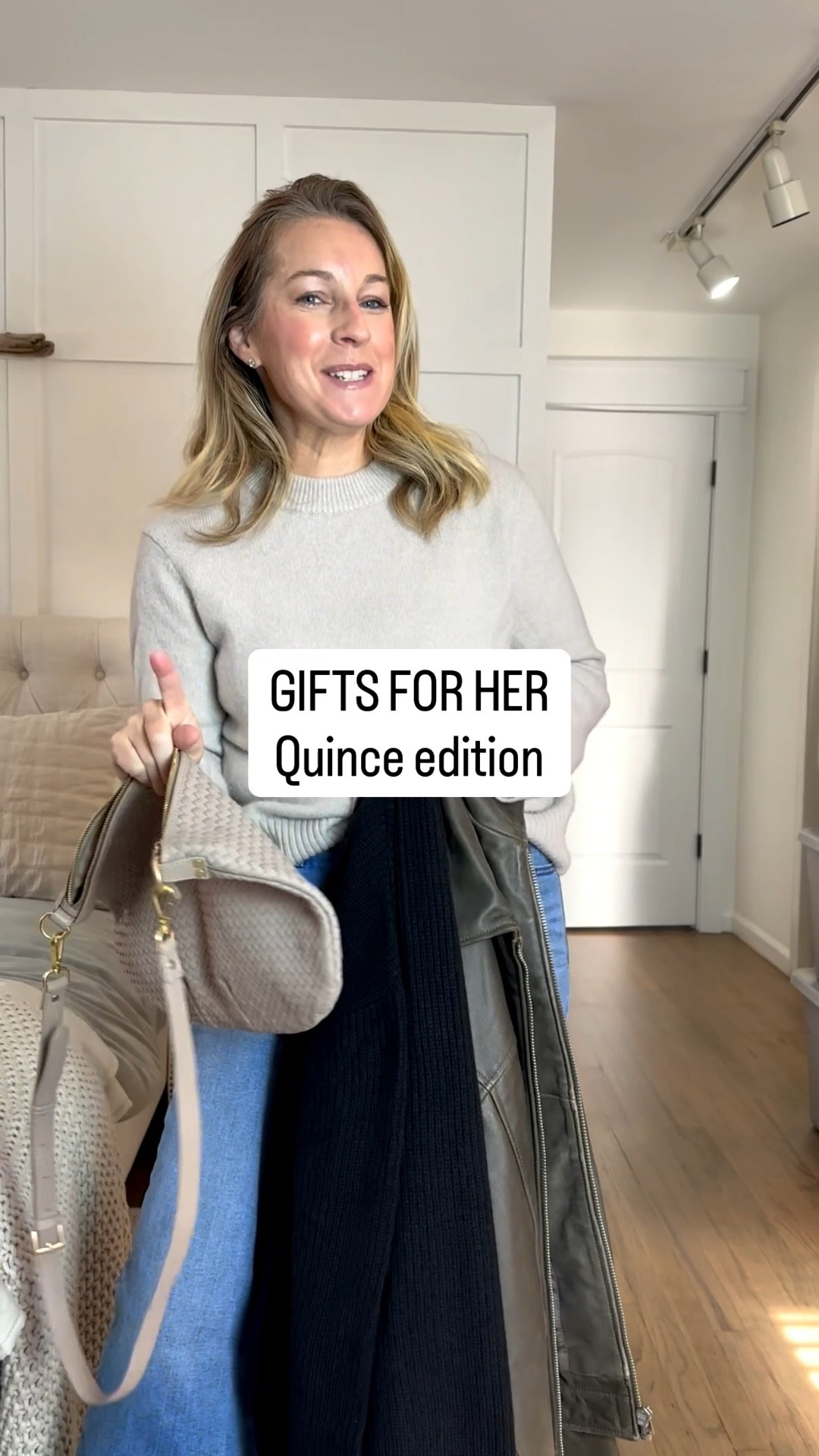 @onequince gifts for her & are perfect classics for the closet staples. 🤍 Don’t forget to hit the 🔔next to my name on LTK to get notified when I post exclusive content, things go on sale or come back in stock! You can ❤️favorite items or posts to keep a closer eye on things you love too! #liketkit
SIZING:
Cashmere sweater shown - medium
Jeans - 29 waist and 30 inseam
Black Cashmere Cardigan - Small
Bomber Jacket - Small

#quincepartner 


#LTKGiftGuide #LTKStyleTip #LTKSeasonal