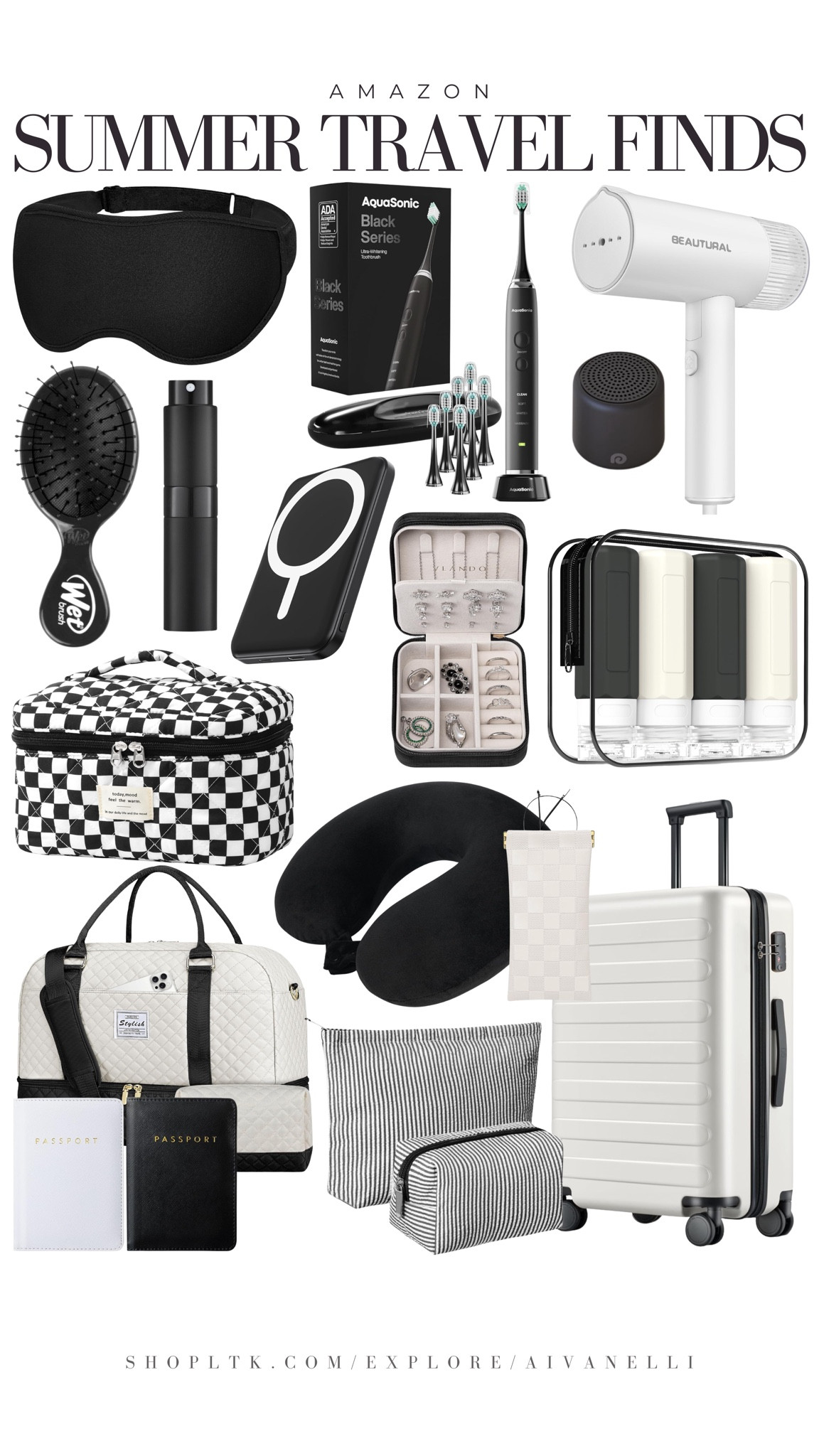 Amazon summer travel essentials

Travel packing essentials
Carry on must haves
Portable luggage organizers
Vacation travel accessories
Travel size toiletries
Airplane comfort items
Passport holder wallet
Portable phone charger
Road trip necessities

#LTKSeasonal #LTKSaleAlert #LTKTravel