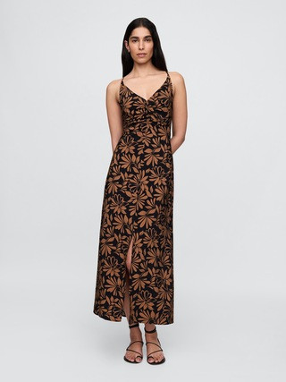 Tie-Back Maxi Slip Dress | Gap (US)