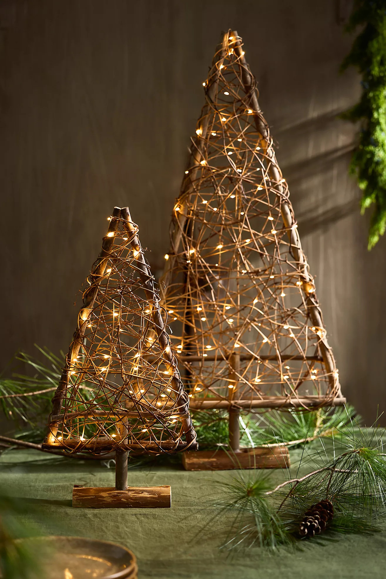 Illuminated LED Vine Tabletop Tree | Anthropologie (US)