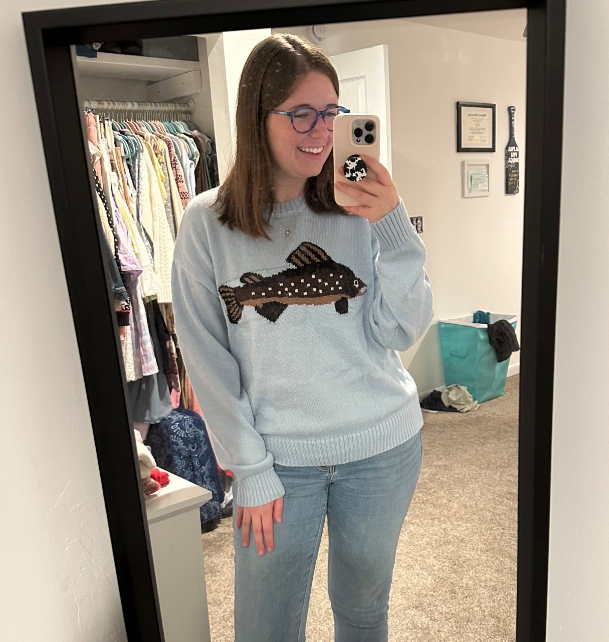 the cutest fish sweater for under $25! 

#LTKFindsUnder50 #LTKTall #LTKSeasonal