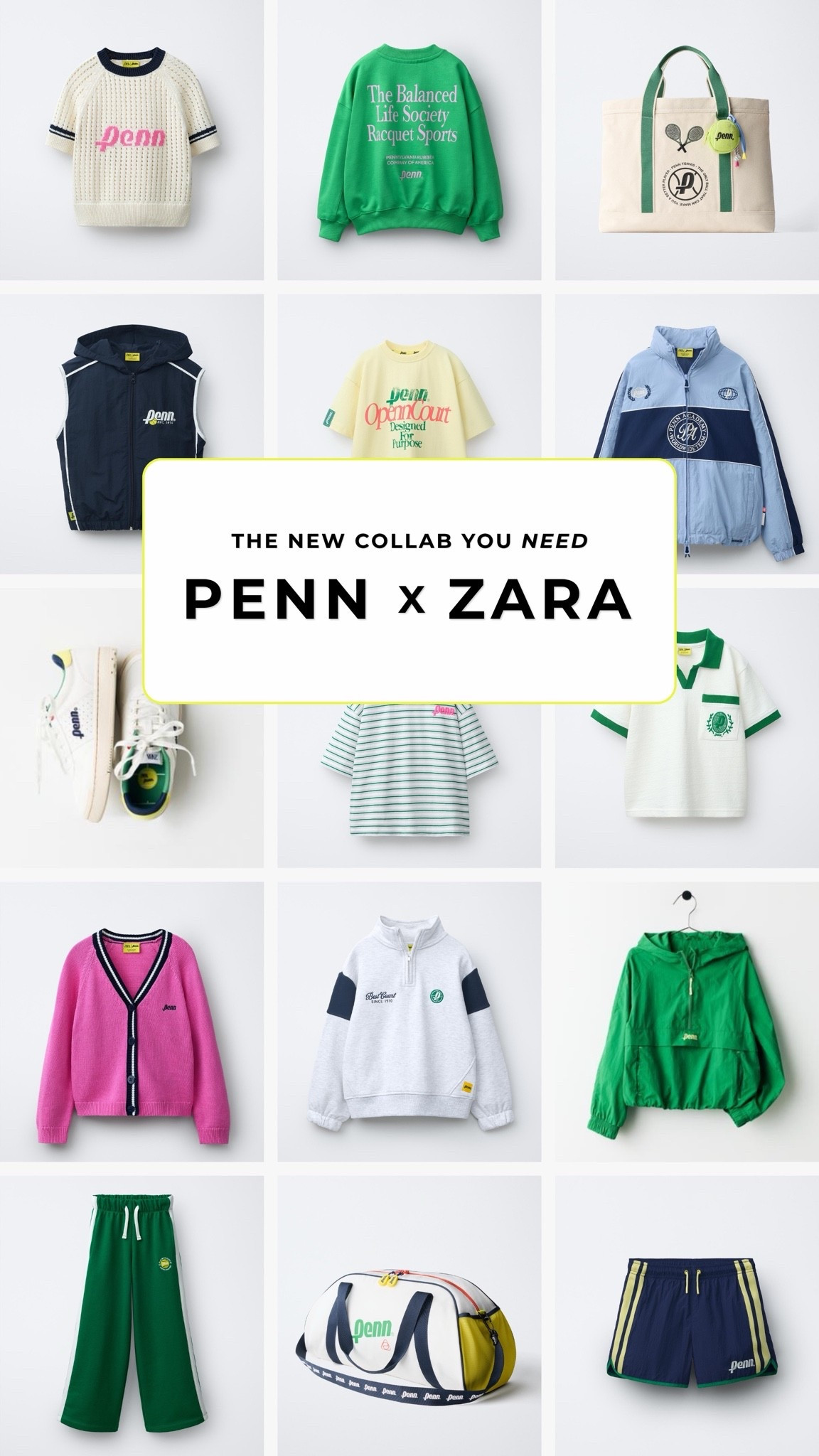 The latest collab we can’t get enough of has entered the court: Penn x Zara Kids! 🎾 It’s playful meets preppy at an all-star price! 🏆

#LTKKids #LTKselfcare