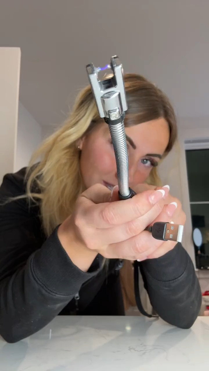 Candle Lighter Electric Rechargeable Arc Windproof Lighters Flexible Neck Long Rotate 360 

Note: Alternative Product Tag 

 #LTKHome #LTKTravel