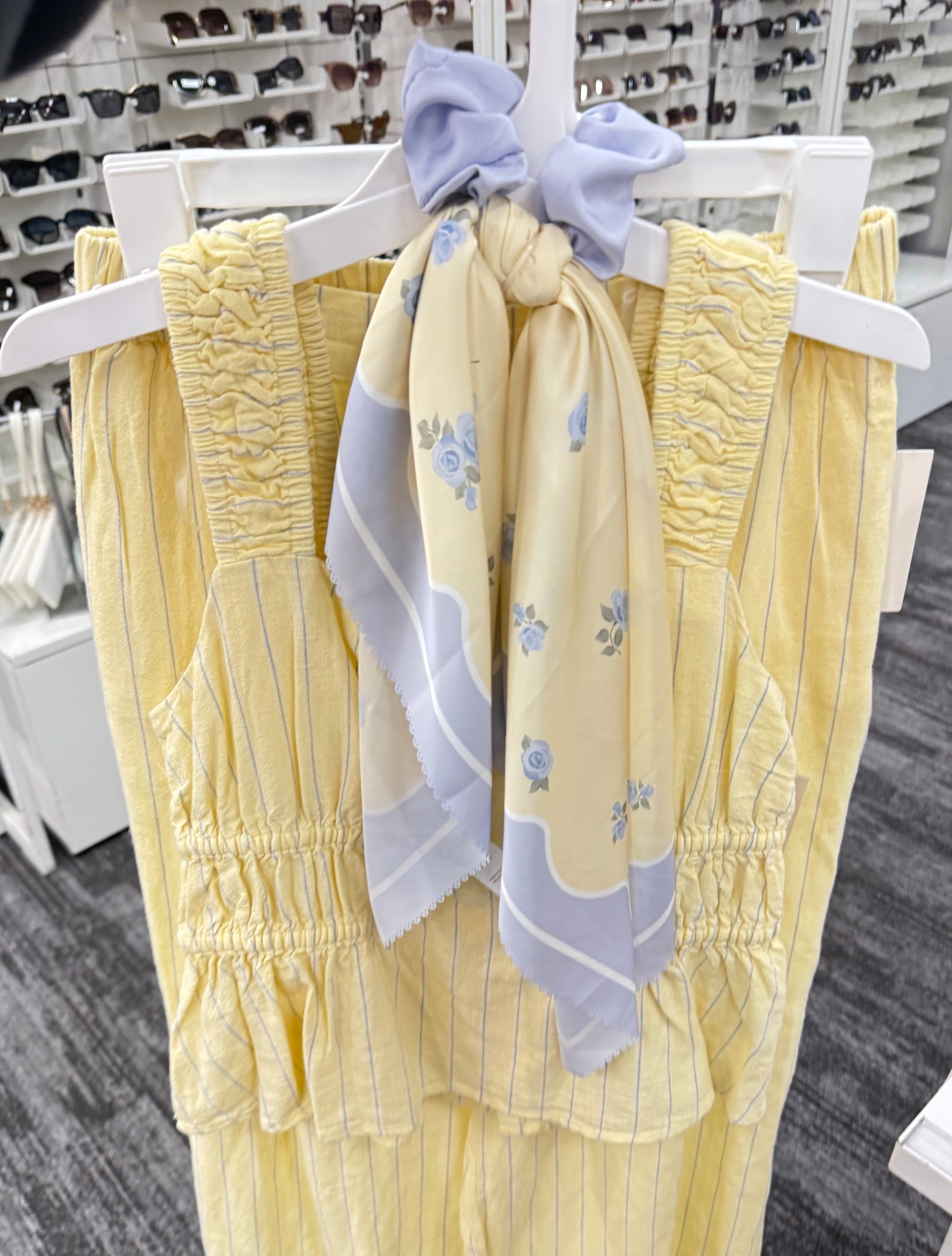 Entire outfit head to toe, even accessorized for under $75 thanks to Target! This silk scarf can be worn so many ways and pairs perfectly with this butter yellow linen striped set! It’s giving European Summer in the best way! 

#LTKWorkwear #LTKTravel #LTKootd