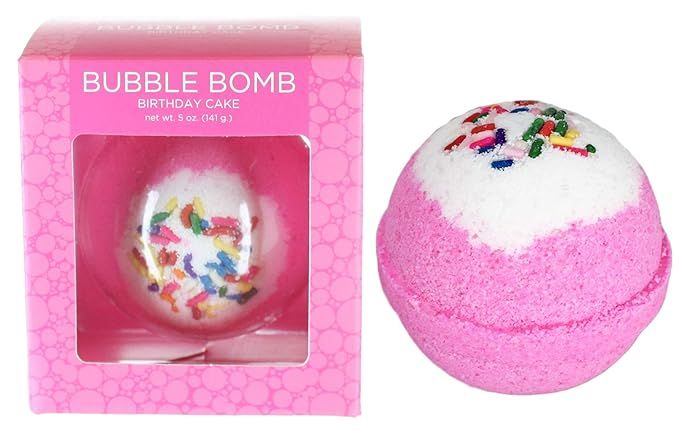 Birthday Cake Bubble Bath Bomb by Two Sisters Spa. Large 99% Natural Fizzy for Women, Teens and K... | Amazon (US)