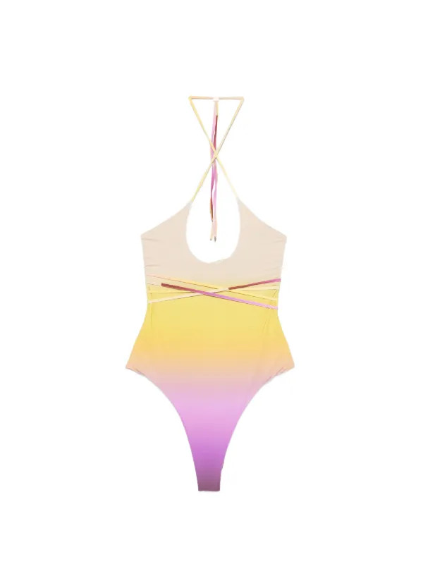 wrap-around swimsuit | Farfetch Global