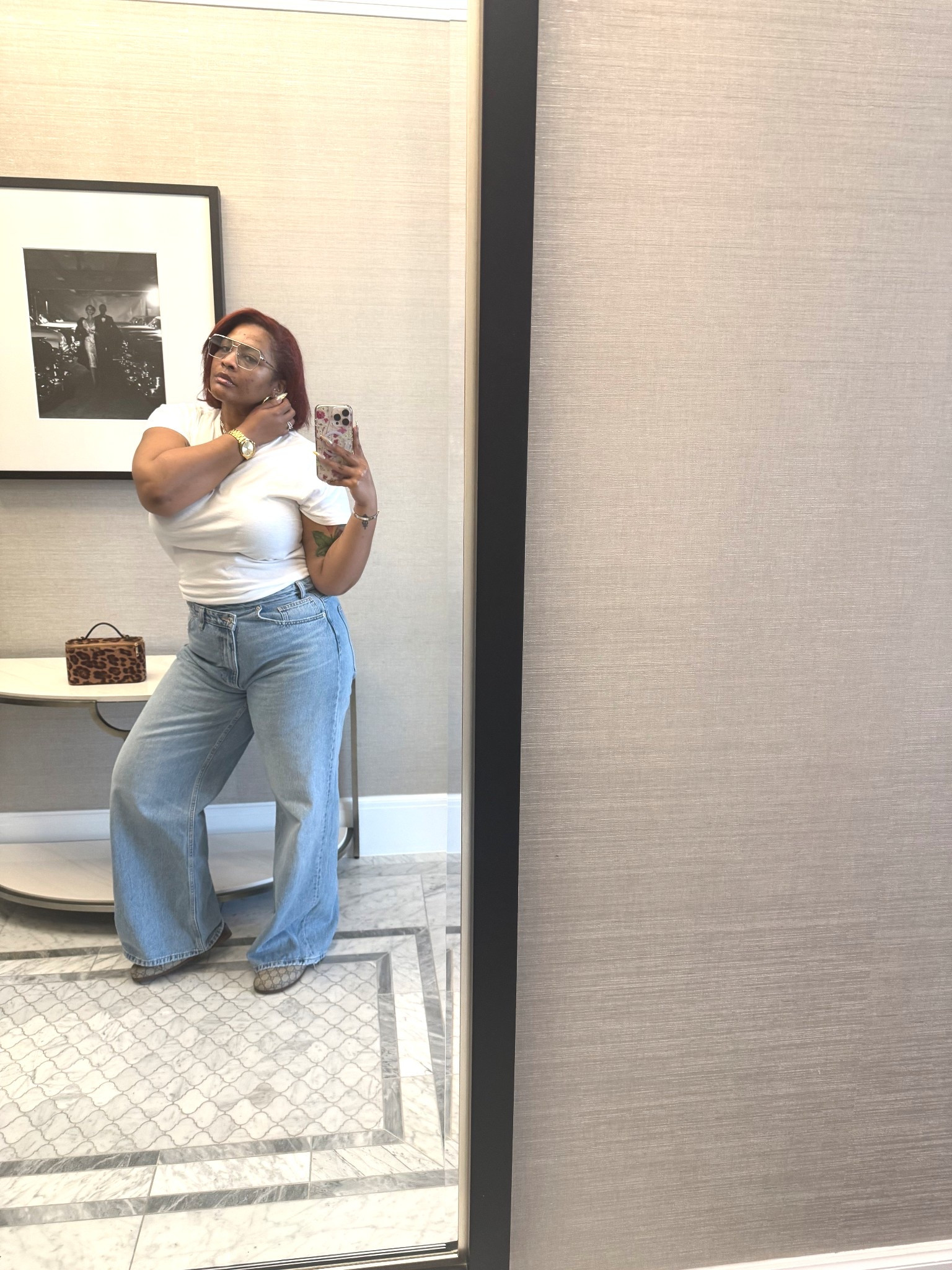 Jeans and a white tee will always do the trick 

#LTKootd #LTKMidsize #LTKOver40
