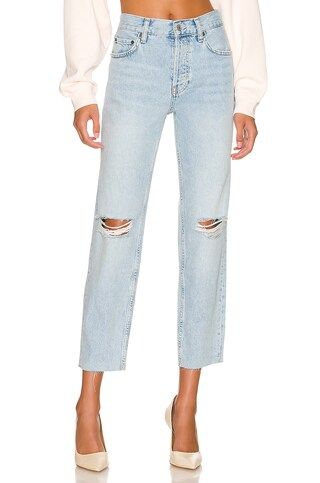 Rails Atwater Slouchy Straight in Faded Blue Distress from Revolve.com | Revolve Clothing (Global)