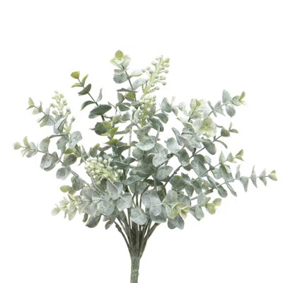 Artificial Eucalyptus Plant (Set of 2) Primrue Size: 12" H x 7" W x 4" D, Leaves Color: Gray | Wayfair North America