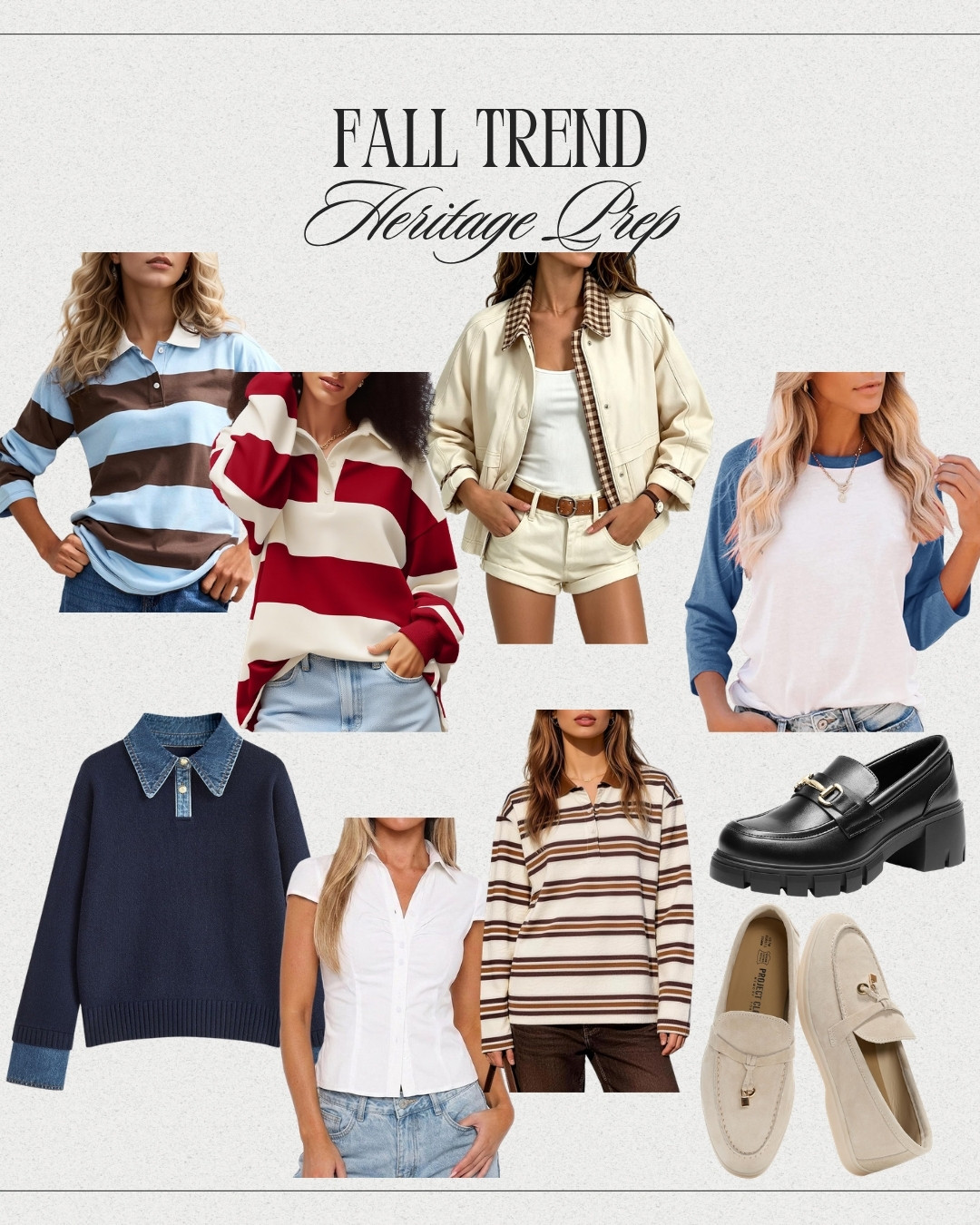 Heritage prep is trending this fall! 🍂 Stripes, collars, loafers + classic layers are everywhere right now! 

 #LTKootd #LTKSeasonal #LTKSaleAlert