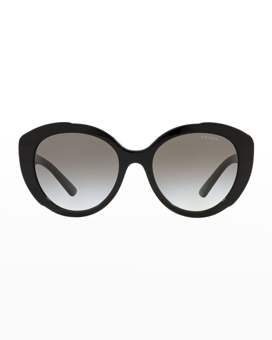 Prada 0PR 01YS Oval Gradient Sunglasses | Neiman Marcus