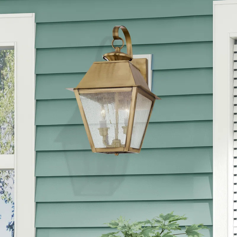 Pineville Solid Brass Wall Light | Wayfair North America