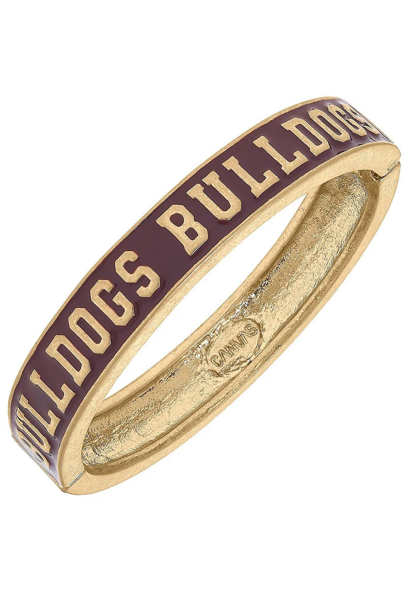 Mississippi State Bulldogs Enamel Hinge Bangle | CANVAS