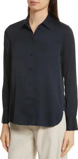 Vince Slim Silk Blouse | Nordstrom | Nordstrom