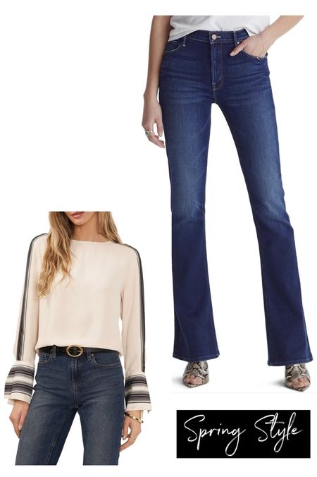 Bootcut Jeans
Mother Jeans 
Stripe Top 
Spring Outfit 


#LTKstyletip #LTKU #LTKSeasonal