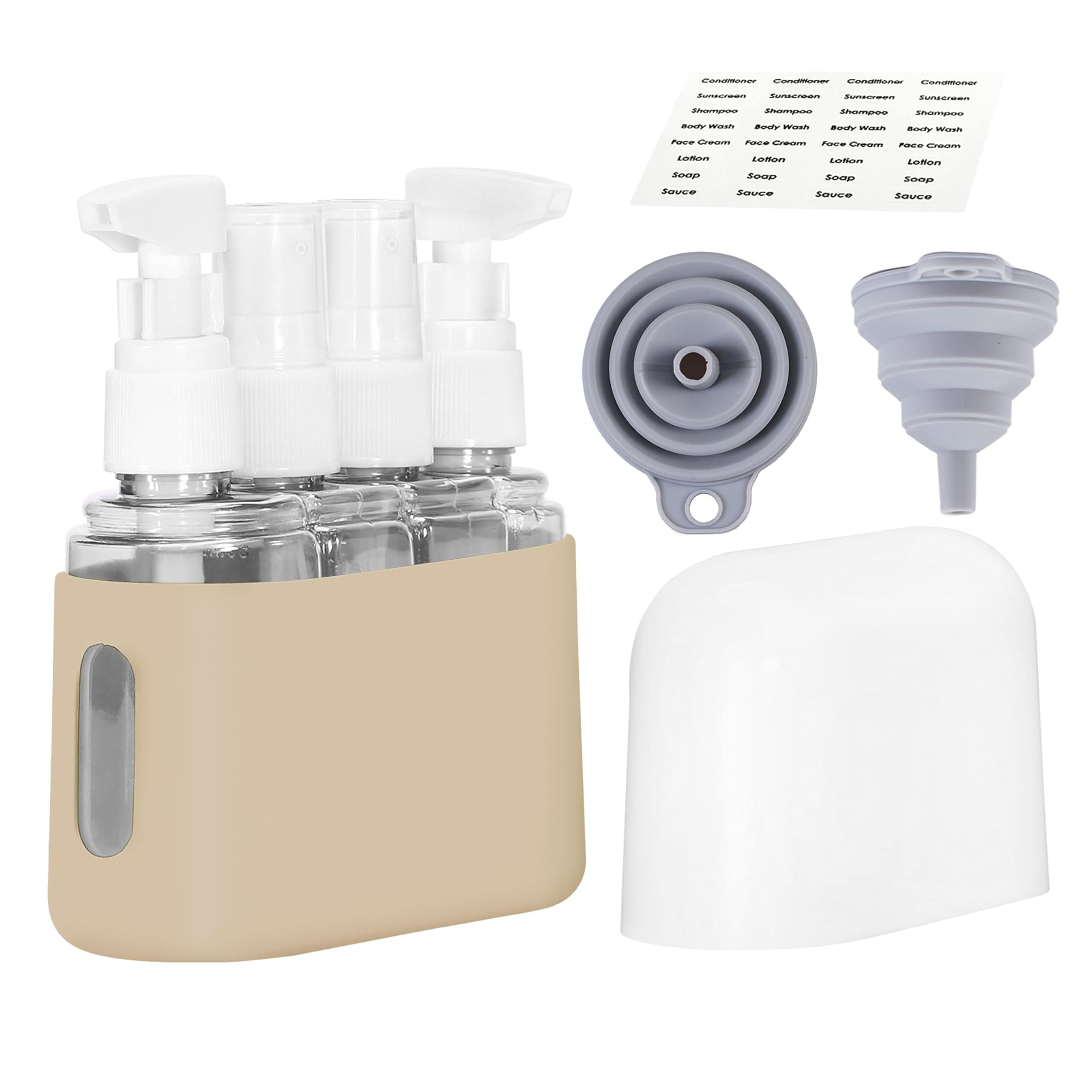 Bpluma Travel Bottles, Leak Proof Containers For Toiletries TSA Approved Airplane Accessories Kit... | Amazon (US)