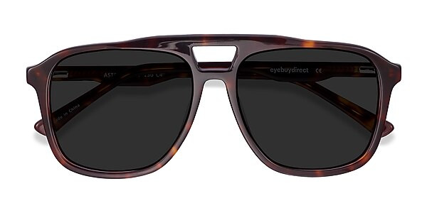 Aster - Aviator Dark Tortoise Frame Sunglasses For Men | Eyebuydirect | EyeBuyDirect.com