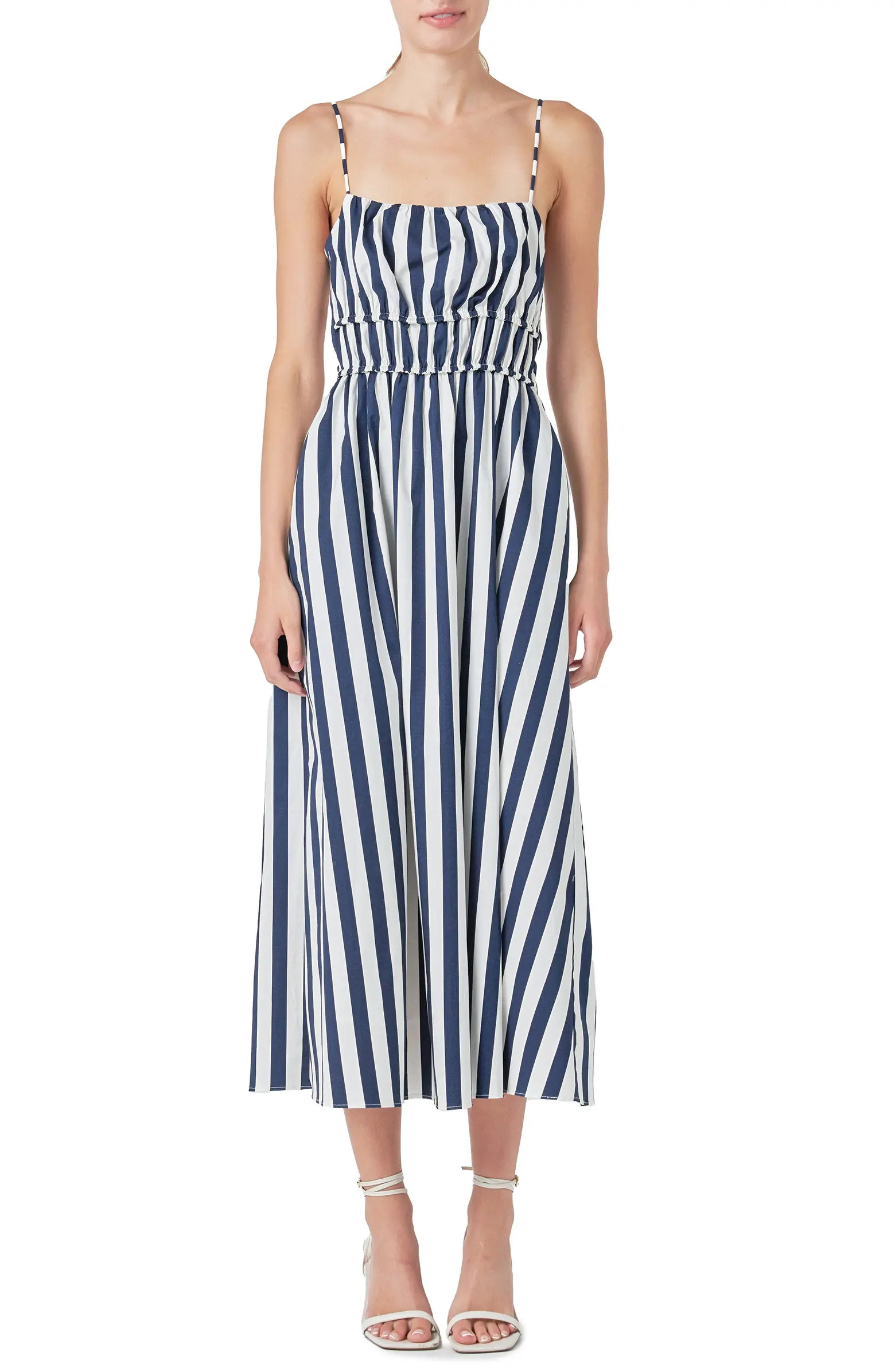 English Factory Stripe Tie Back Sundress | Nordstrom | Nordstrom