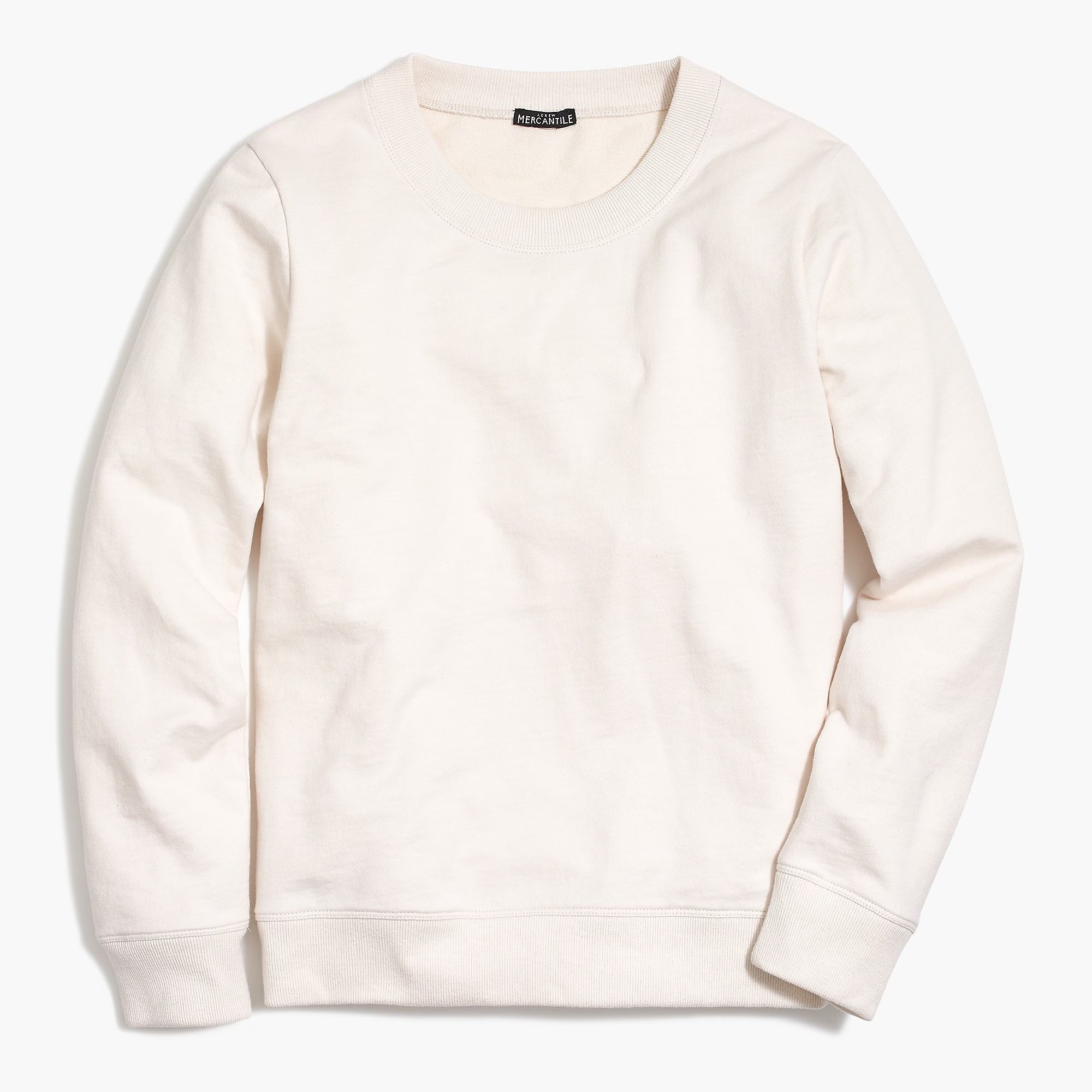 Cotton crewneck sweatshirt | J.Crew Factory
