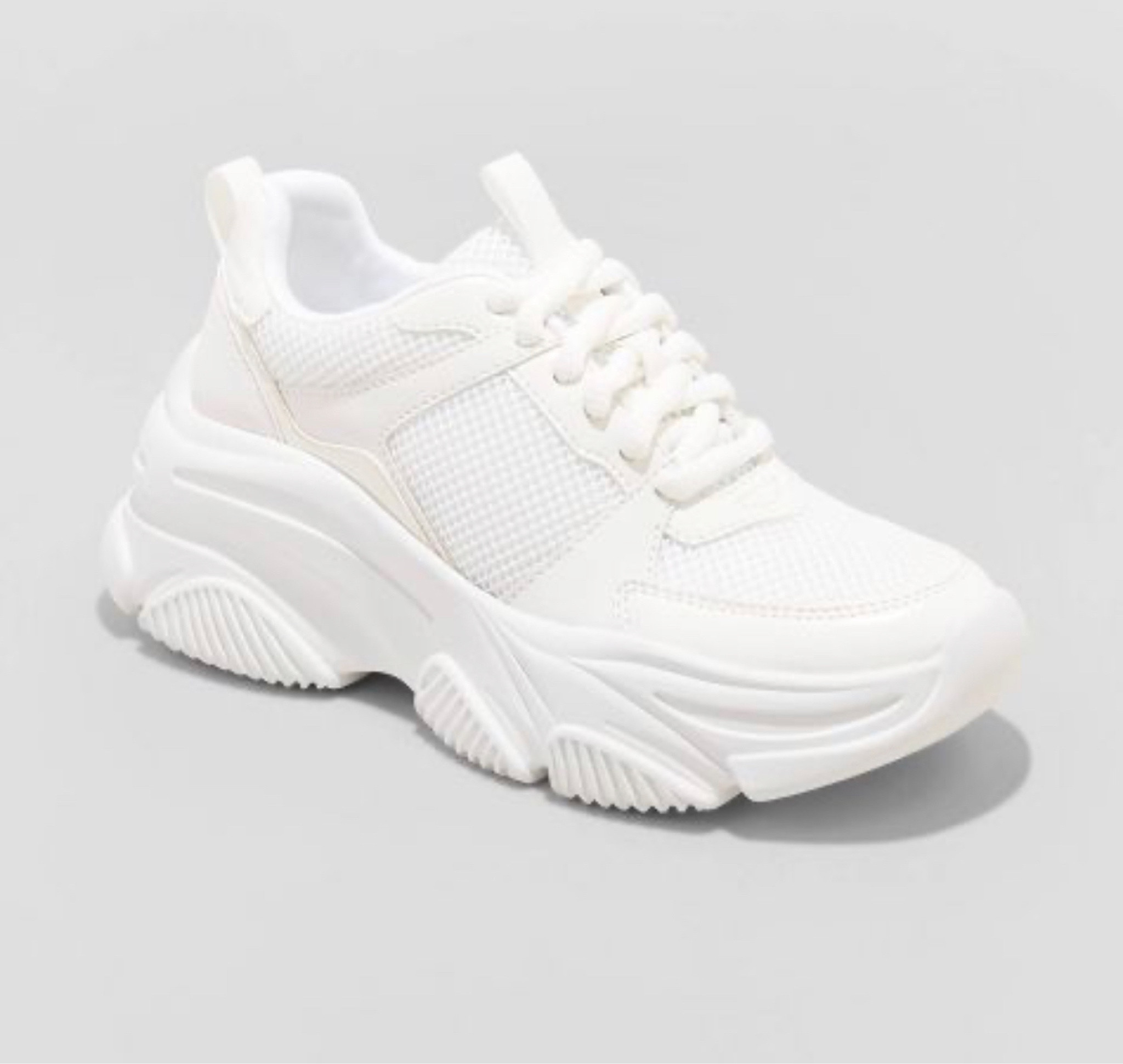 New chunky white sneaker at Target 

#LTKunder50 #LTKSeasonal #LTKshoecrush