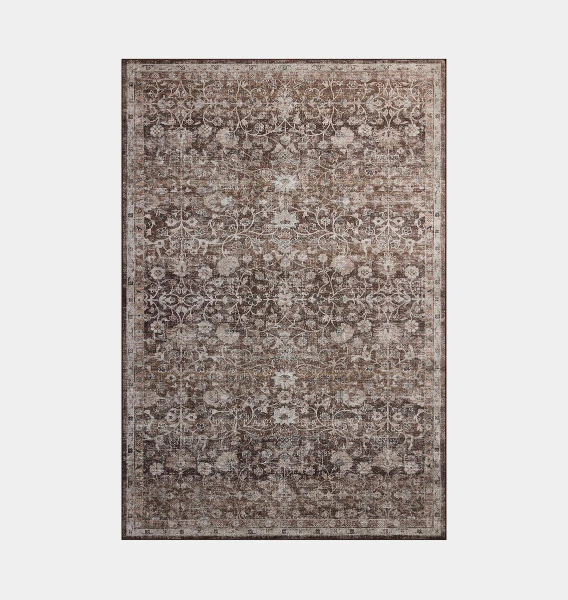 Josie JOS-02 Earth / Natural Washable Area Rug | Amber Interiors