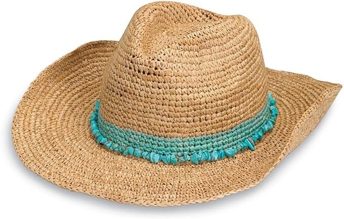 Wallaroo Hat Company – Women’s Tahiti Cowboy – Natural Fiber, Wide Brim Sun Hat with Adjust... | Amazon (US)