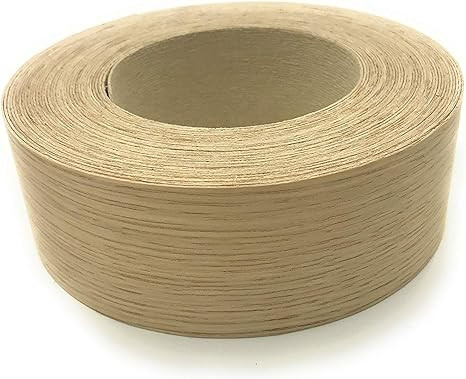 Edge Supply White Oak 2" x 25' Roll Preglued, Wood Veneer Edge Banding, Iron on with Hot Melt Adh... | Amazon (US)
