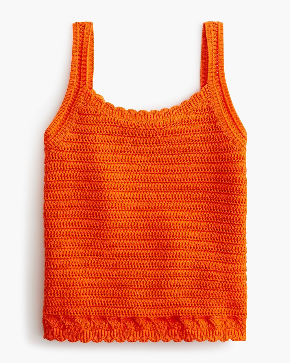 Squareneck crochet tank top | J.Crew Factory