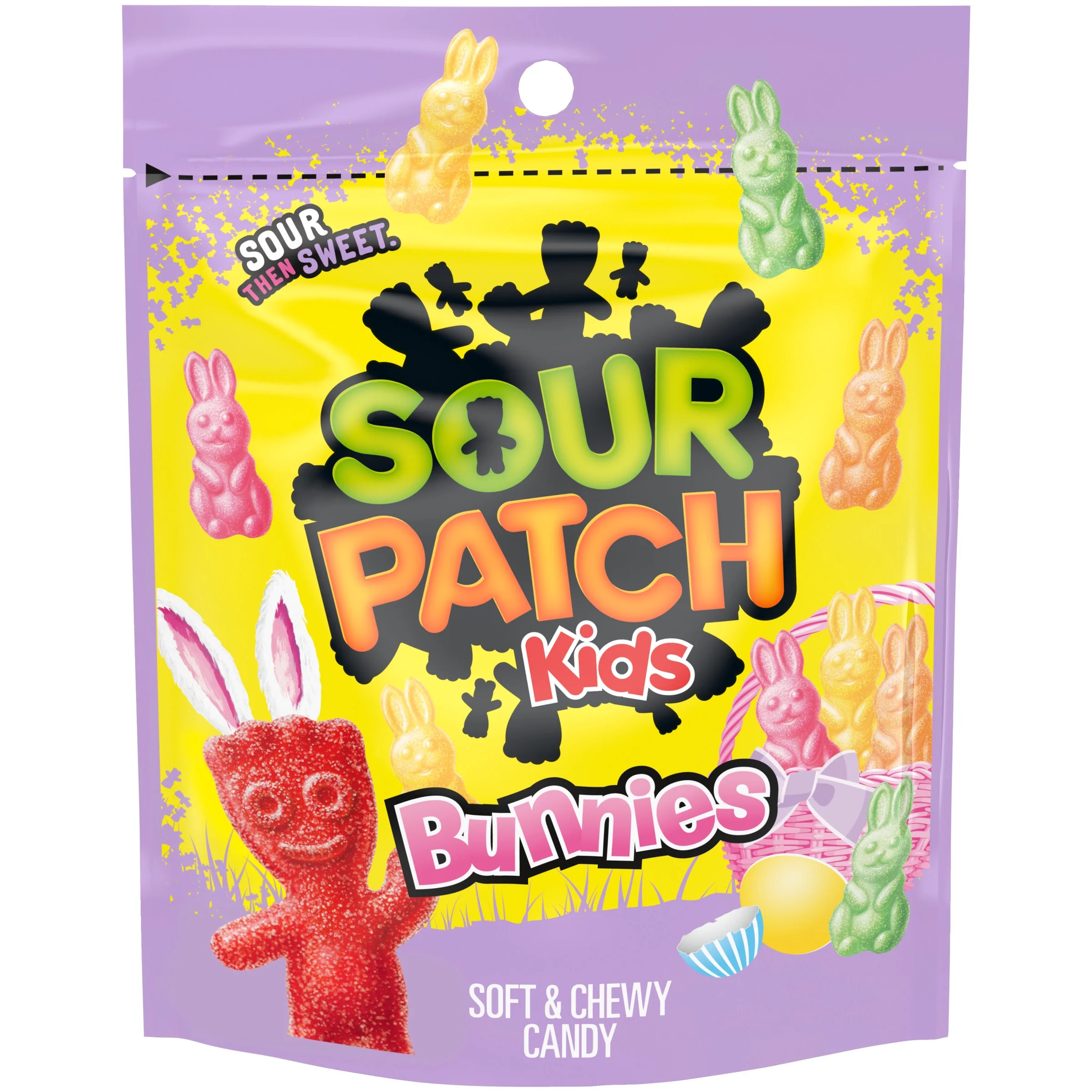 SOUR PATCH KIDS Bunnies Soft & Chewy Easter Candy, 10 oz | Walmart (US)