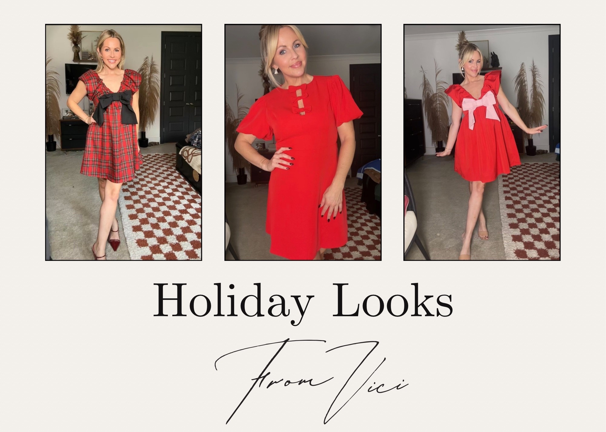 ✨Holiday drop alert✨ Two words: red hot. ❤️ These new VICI arrivals are giving main character energy for every holiday party, date night, or girls’ night out. I’m obsessed with both fits — festive, flattering, and totally that girl moment.

Shop the new holiday drop now before they sell out! 🔥

#VICIDOLLS #HolidayStyle #RedDressSeason 

#LTKHoliday