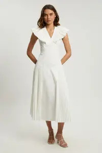 Ruffled Maxi Dress | Karen Millen
