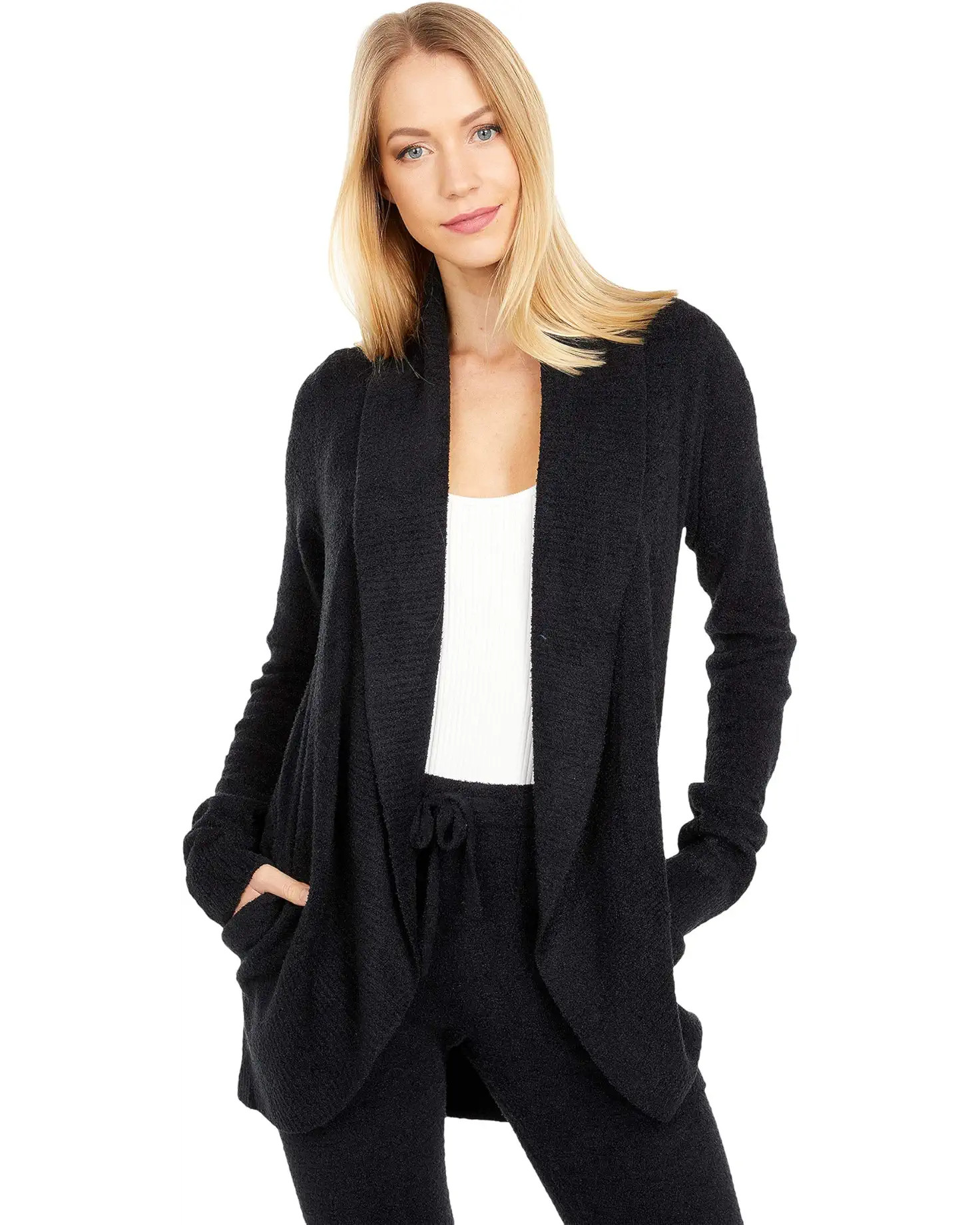 Barefoot Dreams Cozychic Lite Circle Cardi | Zappos