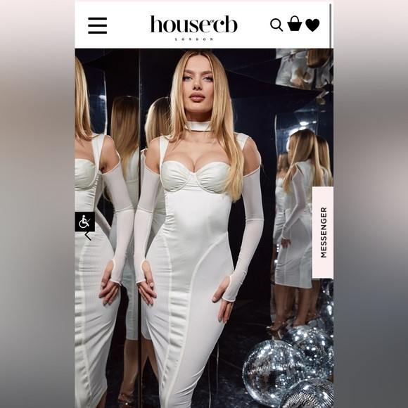 House of CB: Talika - Ivory Corset Midi Dress | Poshmark