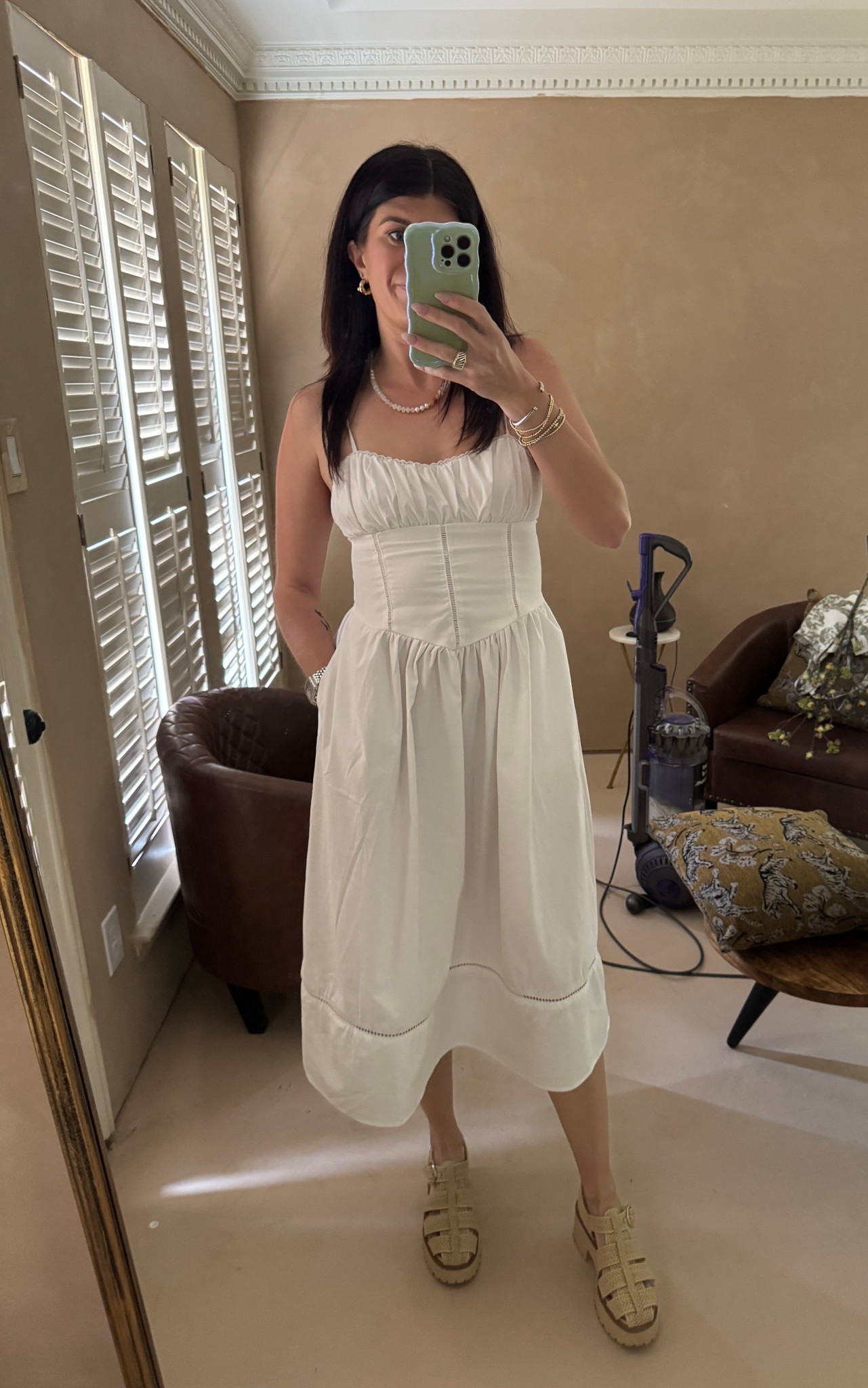 Under $30 little white corset dress 👗 
@Target 

Little white dress, platform shoes, pocket dress, corset dress, midi dress, spring dress, date night outfit, brunch outfit 

#LTKSeasonal #LTKootd #LTKTall
