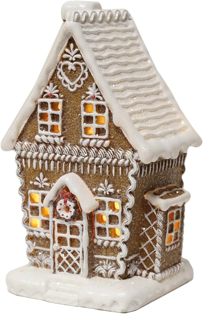 LED Light Up Gingerbread House Christmas Decoration | Amazon (UK)