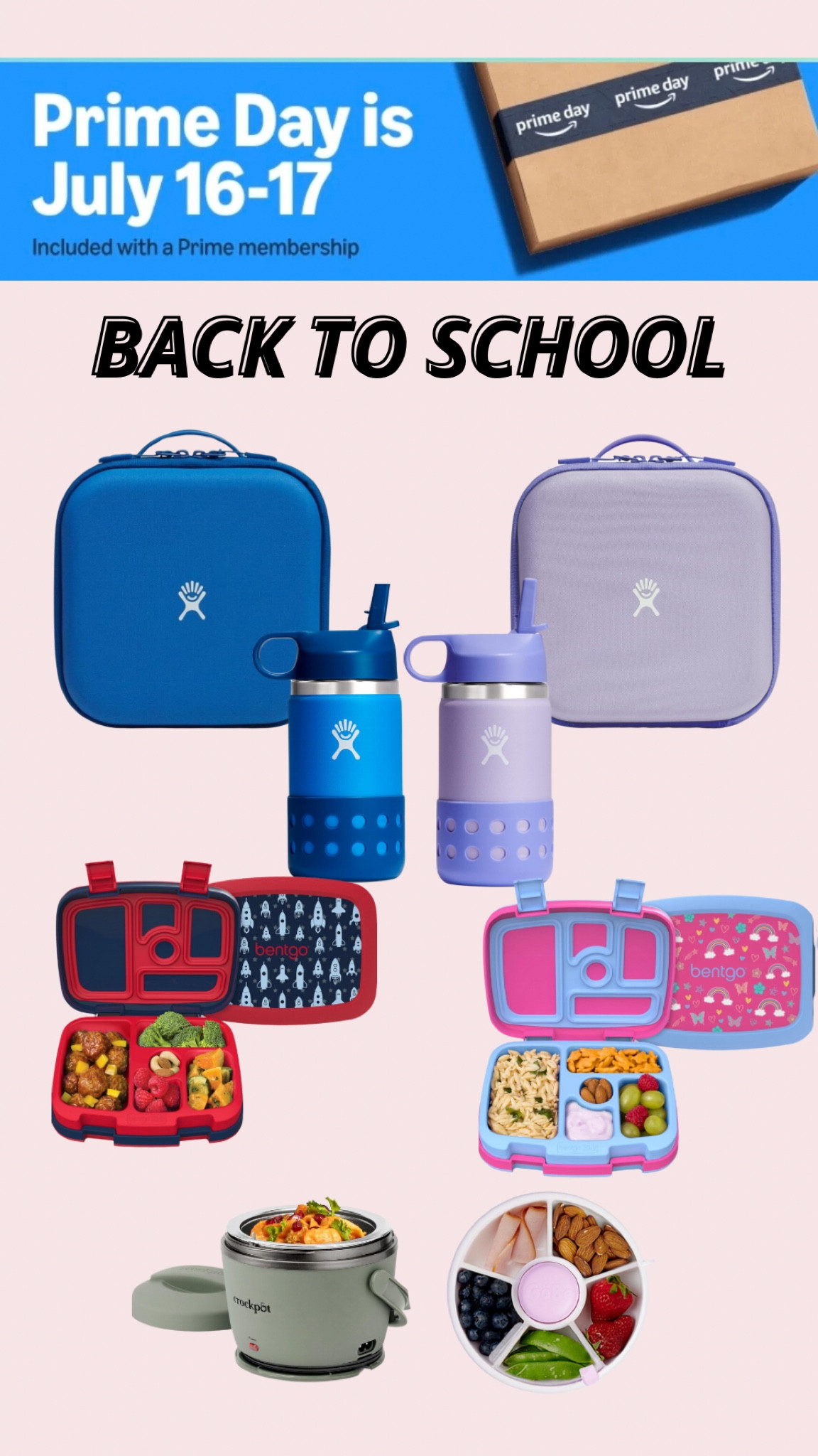 Back to School finds on Amazon Prime Day! 

amazon must haves, amazon finds, amazon sale, prime day deals, amazon prime day, back to school, kids back to school items, kids bento boxes, hydro flask lunch box, insulated lunch box, kids hydro flask cups, mini crock pot, kids food container 

#LTKSaleAlert #LTKFindsUnder50 #LTKKids