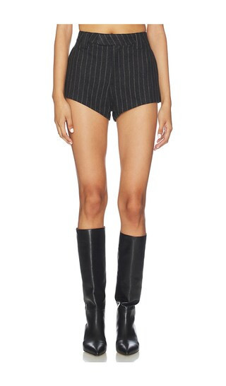 AFRM The Tailored Hot Short in Grey. - size 24 | Revolve Clothing (Global)