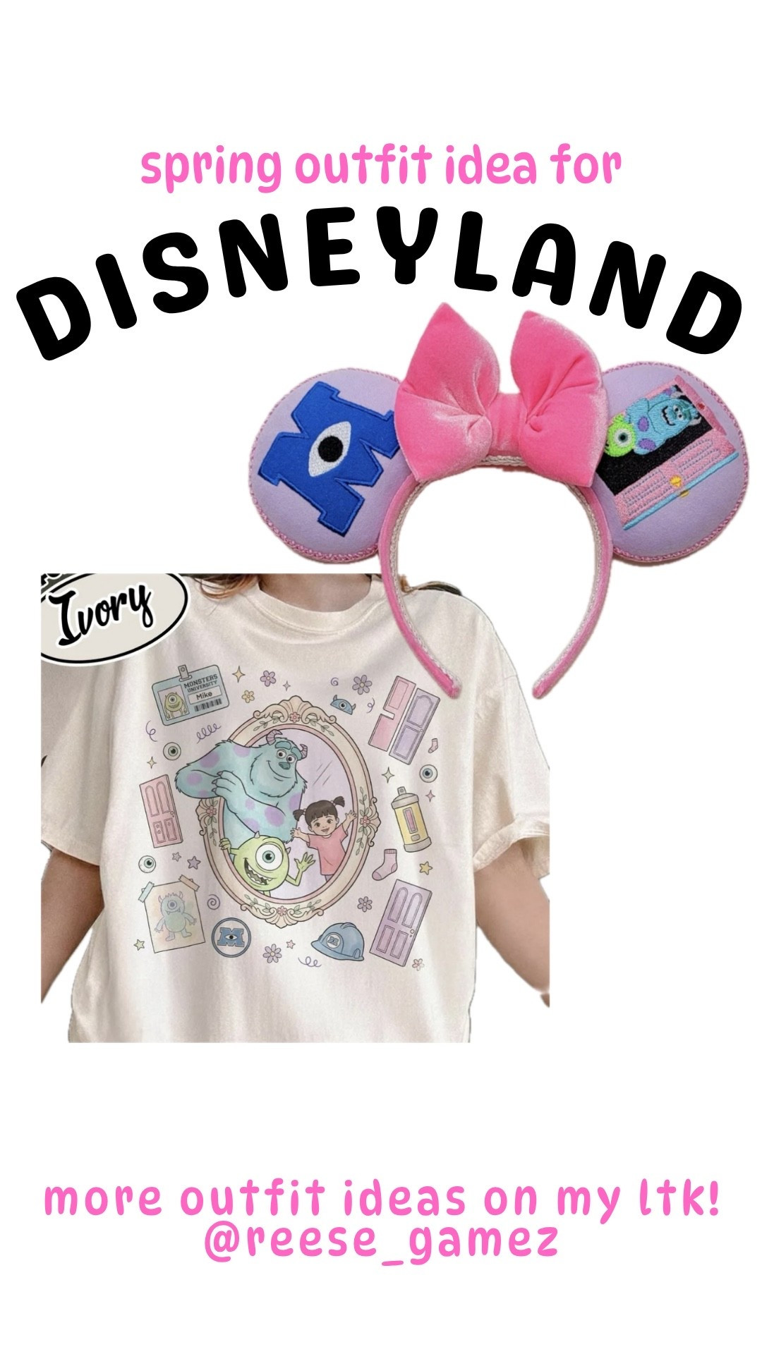 disney outfit, disneyland outfit, disney outfits, disneyland outfits, monsters inc outfit, sully outfit, mickey ears, minnie ears

#LTKootd #LTKSeasonal #LTKTravel