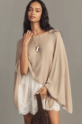 Mare Mare Thin Knit Poncho | Anthropologie (US)