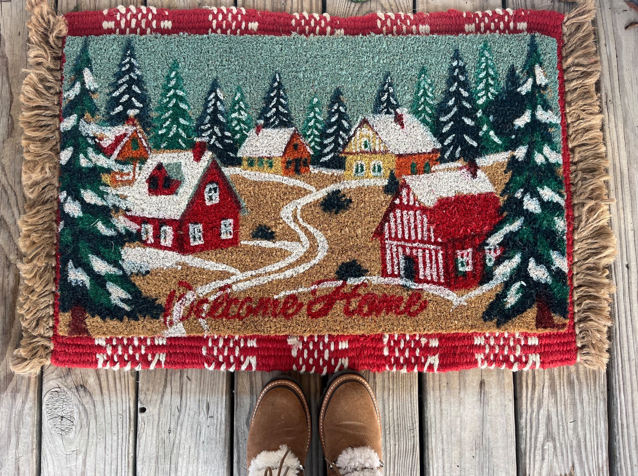 I think this outdoor mat is so adorable 😍

#outdoorrug 
#christmasrug 
#walmart


#LTKHoliday #LTKFindsUnder50 #LTKSeasonal