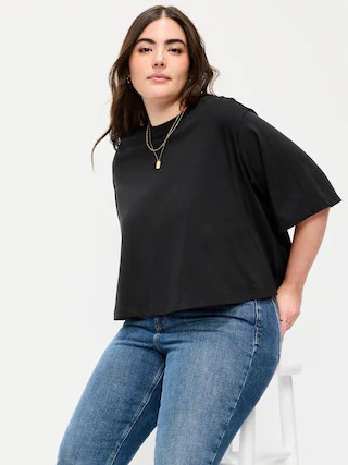 Short-Sleeve Trapeze T-Shirt | Old Navy (CA)