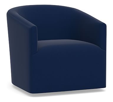 Baldwin Upholstered Swivel Armchair | Pottery Barn (US)